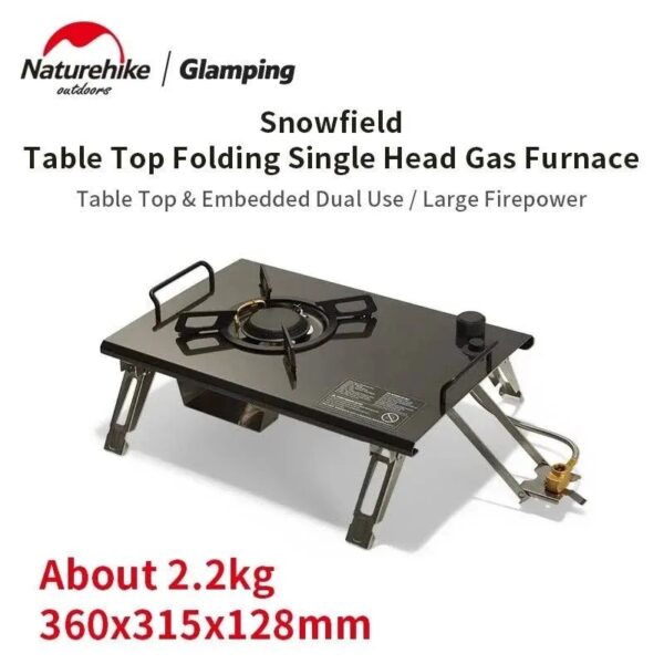 اجاق گاز تیبل تاپ نیچرهایک | tabletop folding single head gas furnace