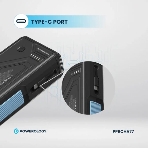 پاوربانک خورشیدی پاورولوژی ۲۷۰۰۰ Powerology 27000 Solar Power Bank
