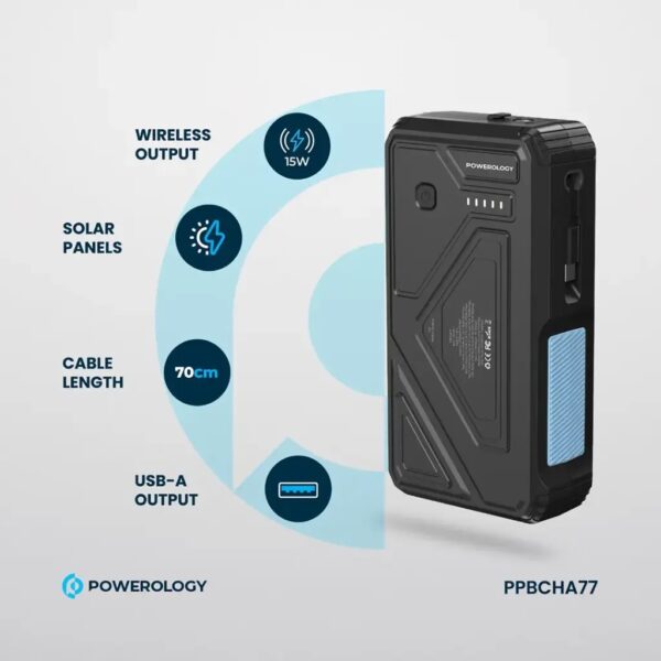 پاوربانک خورشیدی پاورولوژی ۲۷۰۰۰ Powerology 27000 Solar Power Bank