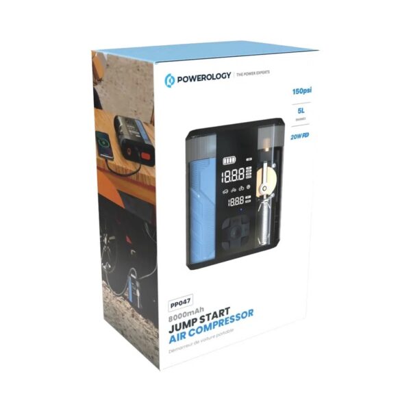 جامپ استارتر پاورولوژی Powerology 8800 Air Compressor