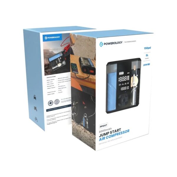 جامپ استارتر پاورولوژی Powerology 8800 Air Compressor