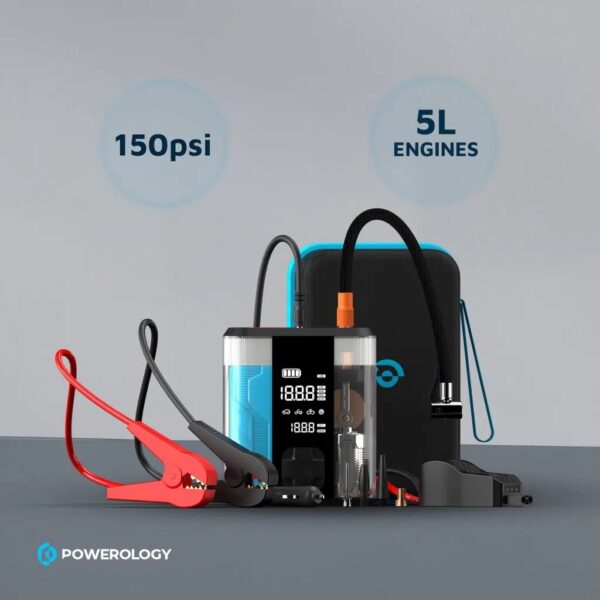 جامپ استارتر پاورولوژی Powerology 8800 Air Compressor