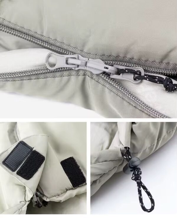 کیسه خواب نیچرهاک مدل Envelop washable cottonsleeping bag with hood m300