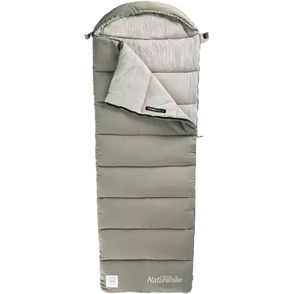 کیسه خواب نیچرهاک مدل Envelop washable cottonsleeping bag with hood m300