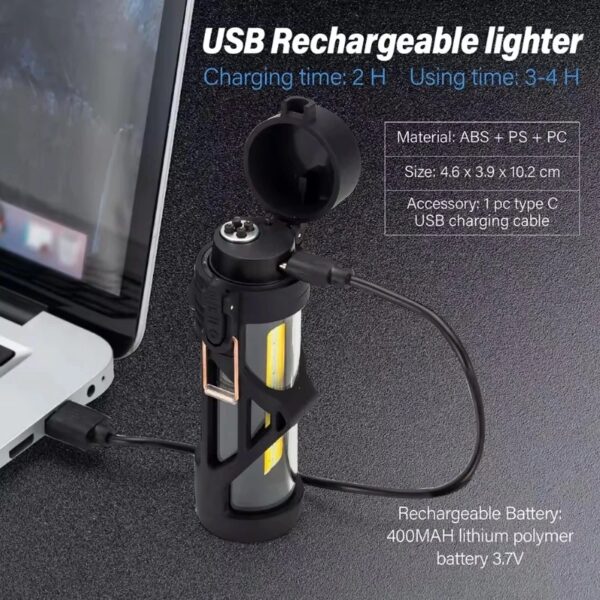 فندک شارژی پلاسما مدل Arc Lighter D67