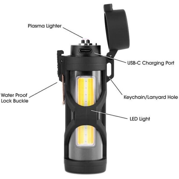 فندک شارژی پلاسما مدل Arc Lighter D67