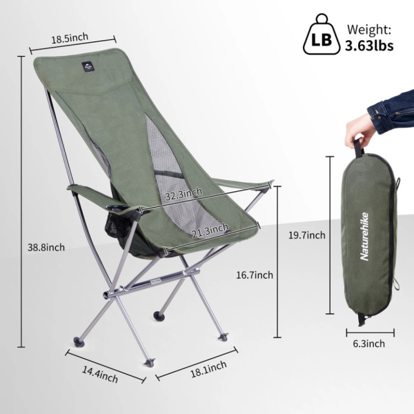 صندلی تاشو نیچرهایک مدل  Naturehike CNK2300JU0003