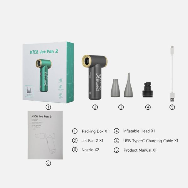 جت فن برقی کیکا مدل KICA Jet Fan 2