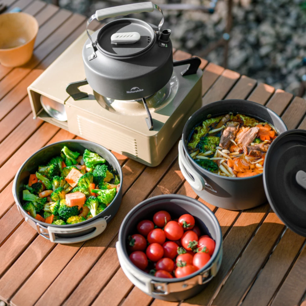 سرویس ظروف پخت و پز ۴تا۷نفره کمپینگ نیچرهایک مدلNaturehike CNK2450CF010