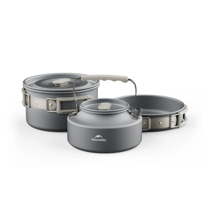 ‏سرویس ظروف پخت و پز ۲تا۴ نفره نیچرهایک مدل ‏Naturehike CNK2450CF010