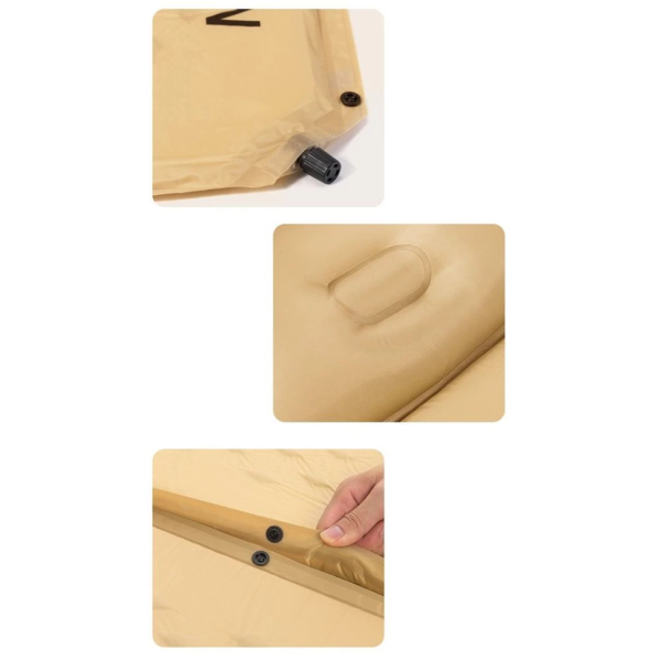 تشک دو نفره ۳۰ میلی لیتر خود باد شونده با بالش نیچرهایک مدل Naturehike CNH22DZ013‌
