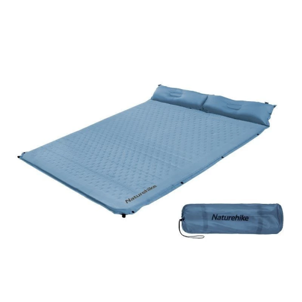 تشک دو نفره ۳۰ میلی لیتر خود باد شونده با بالش نیچرهایک مدل Naturehike CNH22DZ013‌