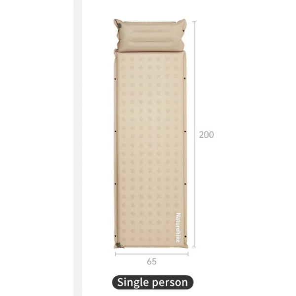 زیرانداز بادی  30 میلی متر تک نفره با بالش نیچرهایک مدل  ‌ Naturehike CNK2550WS025