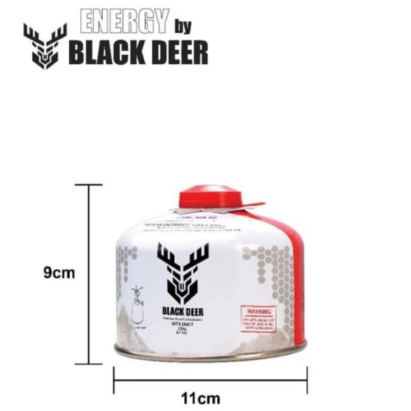 کپسول گاز وزن ۲۳۰ گرم بلک دیر مدل lack deer BGB-230