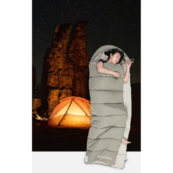 کیسه خواب زیپ چپ نیچرهایک مدل Naturehike M400 NH20MSD02
