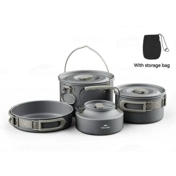 سرویس ظروف پخت و پز ۴تا۷نفره کمپینگ نیچرهایک مدلNaturehike CNK2450CF010
