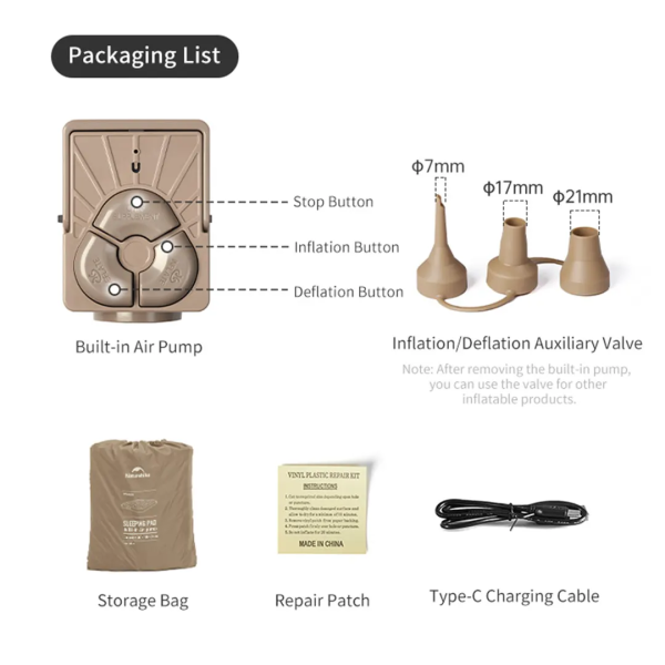 تشک بادی سه نفره نیچرهایک مدل ‏Naturehike CNK2550WS013