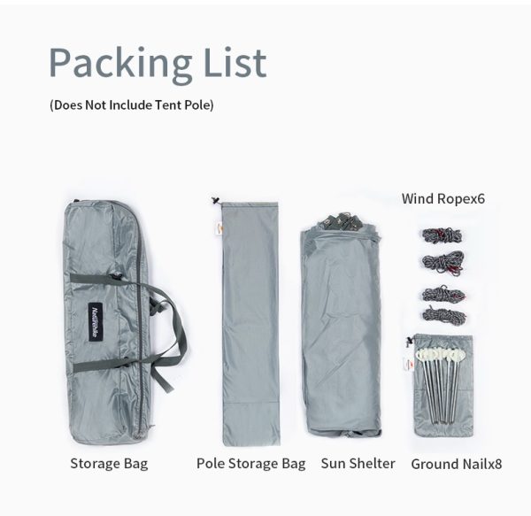 سایبان شش ضلعی نیچرهایک مدل ‏ Naturehike NH20TM087