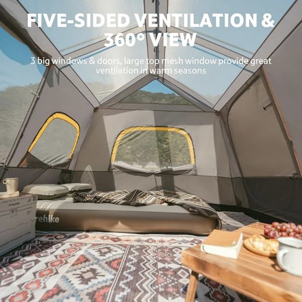 چادر کابین‌دار ۸ نفره نیچرهایک مدل Naturehike CNK2450WS050
