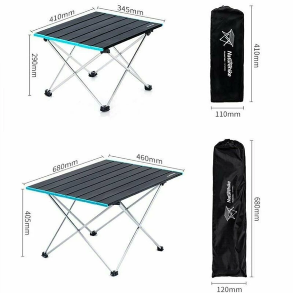 میز تاشو آلومینیومی سایز L نیچرهایک مدل Naturehike NH19Z008-Z