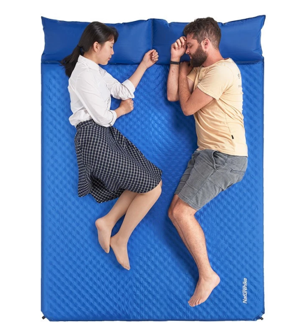 تشک بادی دو نفره به همراه بالش ۲۵ میلی متر نیچرهایک مدل Naturehike NH18Q010-D