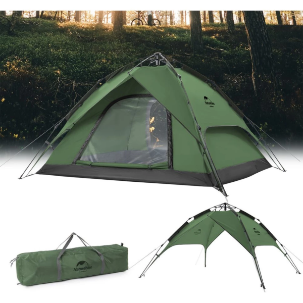 چادر اتوماتیک چهار نفره نیچرهایک مدل Naturehike NH21ZP008